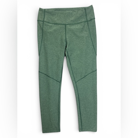 Outdoor Voices Green High-Rise Leggings Sz M Athleisure - Picture 2 of 9